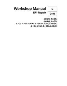 Volvo Penta 4.3 5.0 5.7 8.1 Manual de servicio | GXi OSi Gi Gil GXil SXi | CD O USB - Imagen 1 de 8