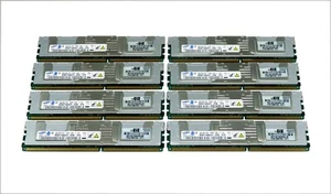 Samsung 64GB 8x8GB PC2-5300F ECC FB-DIMM Dell HP DL380 DL360 DL580 # 398709-071 - Picture 1 of 1