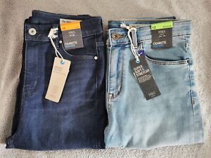 M&S Harper HIGH WAISTED Cigarette ADDED STRETCH Soft Jeans _Various Colours 
