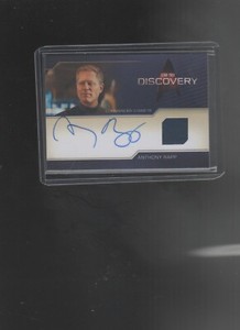 Star Trek Discovery season 4 Anthony Rapp Blue autograph relic card