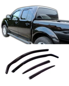 PARA NISSAN FRONTIER 2005-17 VISERAS PARA VENTANA PROTECTOR SOLAR LLUVIA DEFLECTORES DE VIENTO - Imagen 1 de 1