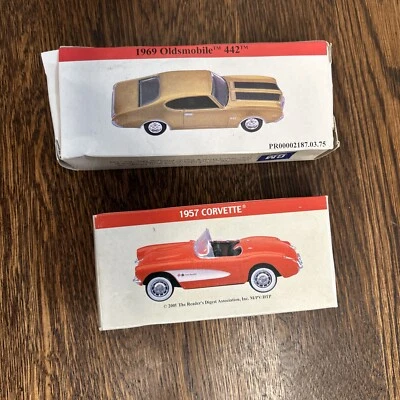 Lote de 2 lectores Digest exclusivo 1957 Corvette/1969 Oldsmobile Foto 1 de 4