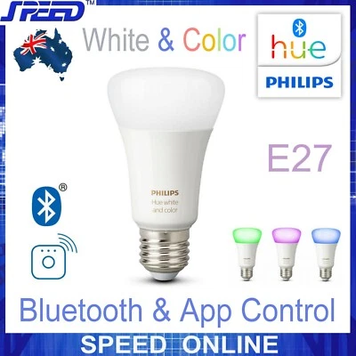 PHILIPS Hue White & Color Ambiance LED Bulb A60 - E27 (Bluetooth & WiFi Control) - Image 1 of 4
