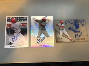 Maikel Franco On Card Autographs 2013 Leaf-2013 Leaf Draft-2014 Leaf Trinity #25 - Picture 1 of 7