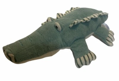 Baby Aurora Green Alligator￼ Plush Loungies Spike Blanket/Security Blanket - Image 1 of 4