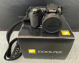 Nikon Coolpix L110 12.1 Megapixel Digital Camera w/ Box, Inserts & 4GB SD Card - Picture 1 of 19