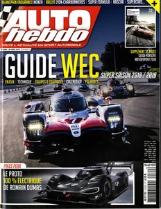 AUTO HEBDO Nr. 2162 26.04.2018 WEC GUIDE 2018/2019 BLANCPAIN MONZA INDYCAR BARBER - Bild 1 von 1