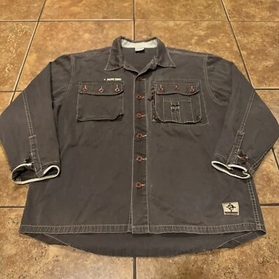 Chaqueta Pepe Jeans De Colección Para Hombre Talla XL Logo Denim Jean Botón Marrón Carga Foto 1 de 4