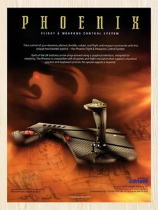 Gravis Phoenix Flight & Weapons Control System 1993 Original Werbung - Bild 1 von 1