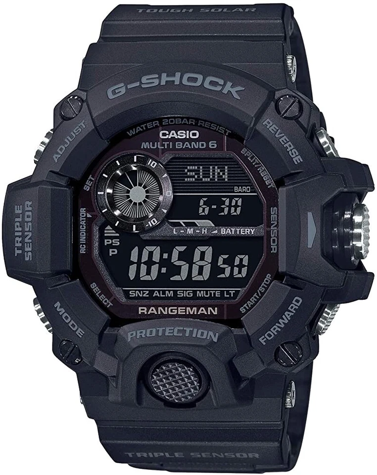 Новый G-SHOCK RANGEMAN GW9400-1B черный тройной датчик Solar цифровой ограниченного часы - Изображение 1 из 1