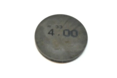 Pastille cale jeu de soupapes Diam 33 x ép 4,00 pour Alfa Romeo Fiat Lancia..... - Image 1 of 4