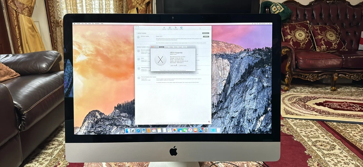 Apple iMac Mac OS X 10.10, Yosemite Apple Desktops & All-In-One