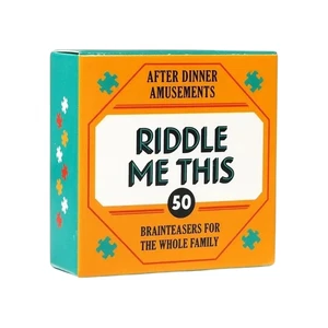 Familienrätsel Kartenspiel 50 Knobelspiel Fragen nach dem Abendessen Spaß Quiz Geschenk UK - Bild 1 von 16