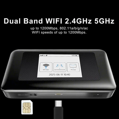 Karbor MF511 5G Pocket Wifi Router with Sim Card Slot 5G Router 2.4g/5GHZ Wifi - Image 1 of 4
