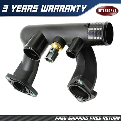 Para Jaguar Vanden Plas XJ8 XK8 Termostato Cubierta Tubo de Salida y Sensor AJ85885 Foto 1 de 4