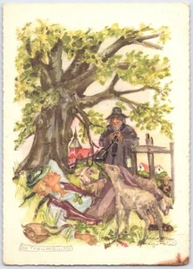 Vintage German Die Traumbuche Postcard by Edition Korsch Munich - Picture 1 of 2