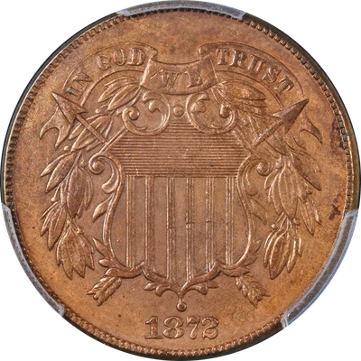 1872 Two (2) Cent Piece PCGS AU Details Nice Eye Appeal Nice Strike - Image 1 of 4