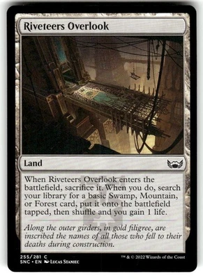 Riveteers Overlook Streets of New Capenna Regular  MTG - Image 1 of 2