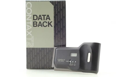 [Near MINT in Box] Contax T2 CX-T2 Titan Black Data Back Panel From JAPAN - Image 1 of 4