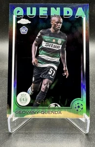 2024/25 Topps UCC Chrome Geovany Quenda /10 RC Rookie Black Sporting - Chelsea - Bild 1 von 7