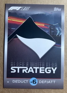 2025 Topps Turbo Attax Black & White Flag #8 - Picture 1 of 1