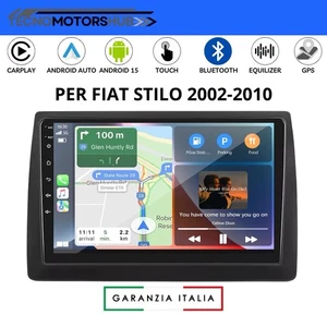 Autoradio 9" CarPlay Android 15 Per FIAT STILO 2002-2010 KIT 5G Accessori 2+64GB - Foto 1 di 24
