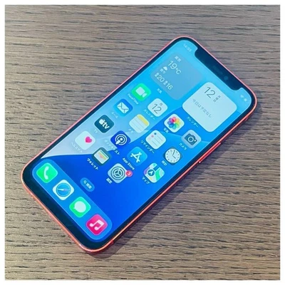 iPhone 12mini 64GB Red Unlocked SIM free Battery 100% Confirmed Operation 70_ - Image 1 of 4