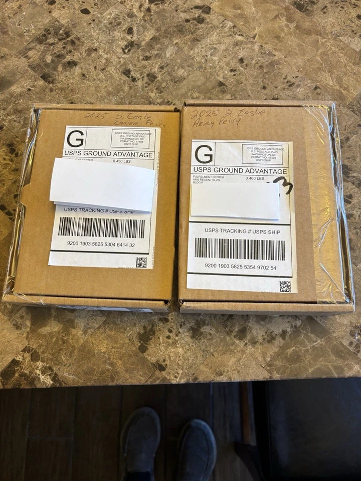 2025 W Silver Eagle Army Privy / Lazer Privy CAIXA FECHADA EUA em perfeito estado - Imagem 1 de 1