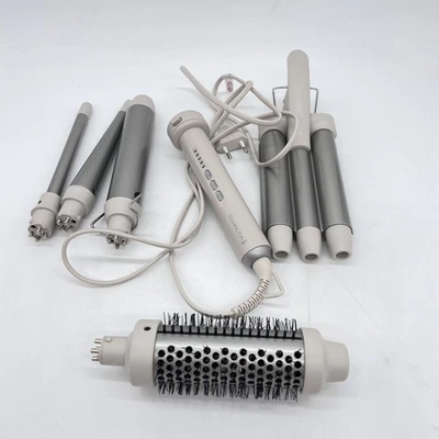 Remington Lockenstab 5in1 [Welleneisen, Rundbürste 38mm, 3 Lockenaufsätze 13-33m - Bild 1 von 4