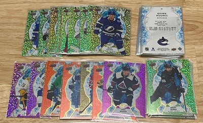 2021-22 UD ICE Green, Gold, Orange, Lavender Parallels. You pick! - Image 1 of 4