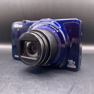 Nikon COOLPIX S9300 Blue 16.0 MP Compact Digital Camera Excellent From Japan - Picture 1 of 22