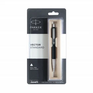 Parker Vector Standard CT Ball Pen Black Body Blue Ink Ideal Gift for Loved Ones - Picture 1 of 7