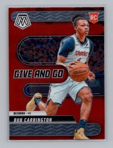 2024-25 Mosaic NBA #15 Bub Carrington RC Give and Go Insert Washington Wizards - Imagen 1 de 2