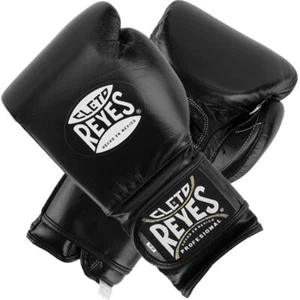 Cleto Reyes Training Gloves with Hook and Loop Closure - Black 16oz - Picture 1 of 6