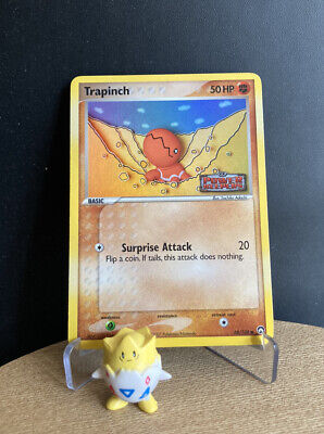 Trapinch 68/108 Stamped Reverse Holo Foil EX Power Keepers Pokemon Card