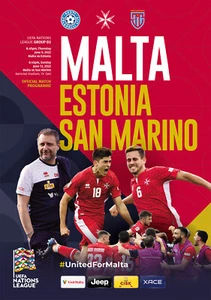 MALTA v ESTONIA & SAN MARINO 9 & 12 June 2022 Nations League OFFICIAL 24 pages - Picture 1 of 1