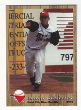 2002 Grandstand Quad City River Bandits Jannio Gutierrez