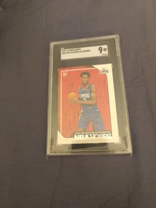 2018/19 Panini Shai Gilgeous-Alexander NBA Hoops Rookie SGC 9 - Picture 1 of 2
