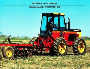 1984 VERSATILE 256 BI-DIRECTIONAL 4-WD TRACTOR - ORIGINAL TRIFOLD BROCHURE - Picture 1 of 4