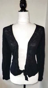 Suéter para mujer FADED GLORY talla grande (12-14) negro recortado tejido ¡NUEVO CON ETIQUETAS! - Imagen 1 de 3