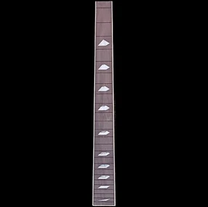 25.5" Scale 24 Fret Rosewood Unfinished Fretboard Gradient Inlay Ivory Bound  - Picture 1 of 5
