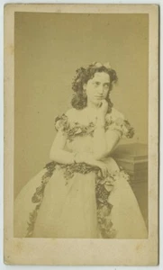 CDV 1860-70 Ulric Grob. Danseuse Marie-Thérèse Gamalery dite Madame Mariquita ?? - Picture 1 of 2