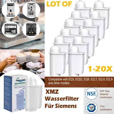 ELITE 🧡1-20 tlg Kaffee-Wasserfilter Für Siemens EQ3 EQ5 EQ6 EQ7 EQ8 EQ9 ExtraKlasse