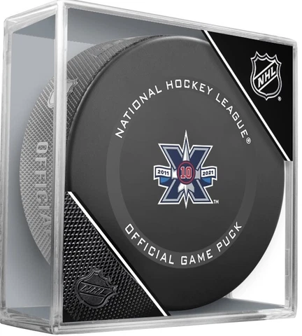2020-21 WINNIPEG JETS 10TH ANNIVERSARY NHL OFFICIAL GAME PUCK  **NEW DESIGN** Cover