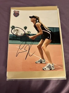 Anna Kournikova K Swiss Promo 8x10 Hand Signed Genuine Authentic Tennis Photo - Picture 1 of 5