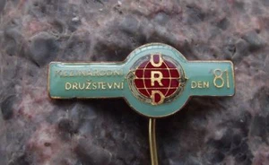 1981 URD Trade Union International National Workers Party Conference Pin Badge - Picture 1 of 2
