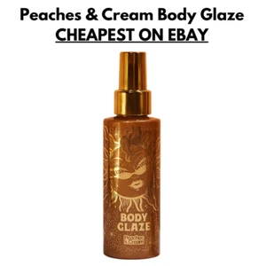 Peaches & Cream | Body Glaze | 100ml Bronzing Gel | CHEAPEST ON EBAY - Picture 1 of 5