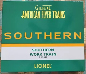 American Flyer 6-49613 Southern Work Train Set by LIONEL New Still In Idv. Wraps - Picture 1 of 12