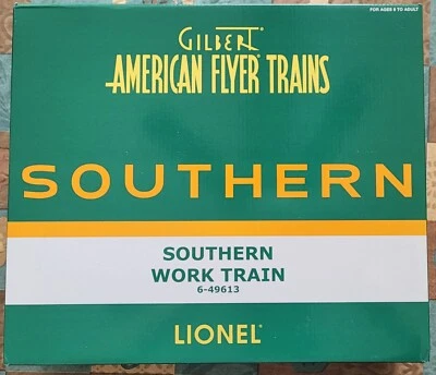 American Flyer 6-49613 Southern Work Train Set by LIONEL New Still In Idv. Wraps - Image 1 of 4