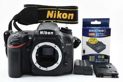 Nikon D7200 24.2MP Digital SLR Camera Body Black w/Battery From JAPAN  [ Exc++ ] - Image 1 of 4